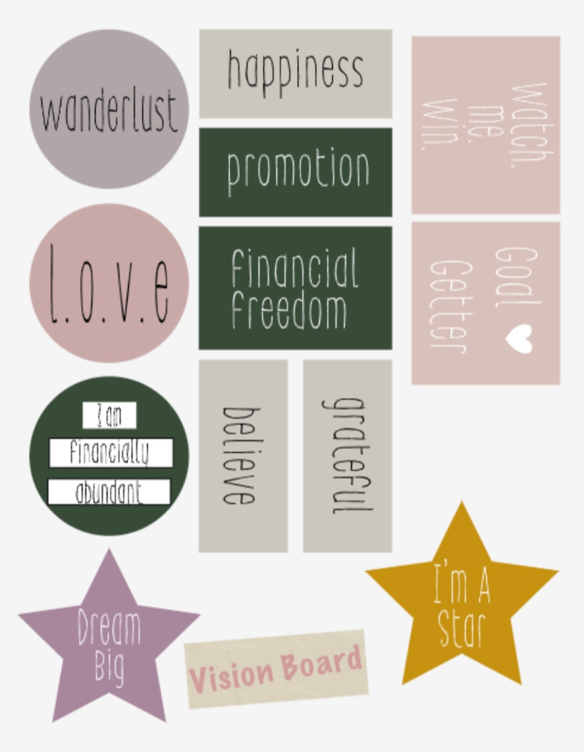 Vision Board Kit for Manifesting