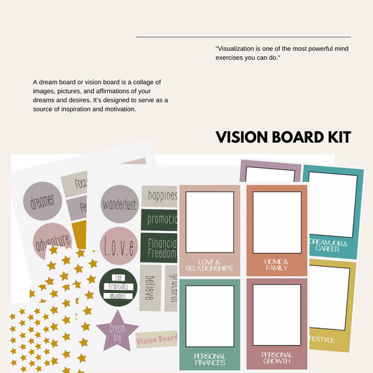 Vision Board Kit for Manifesting